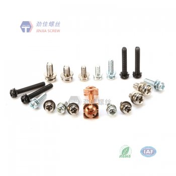 组合螺丝的弹簧垫圈打铜底的作用